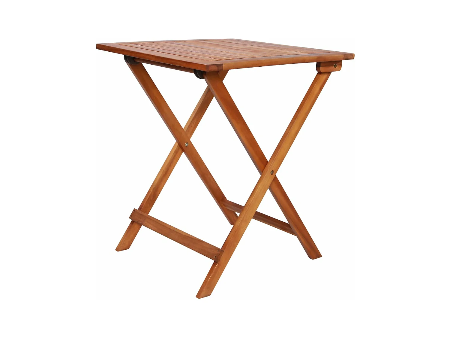 3 pzas Comedor de jardín plegables madera maciza de acacia KOW25377