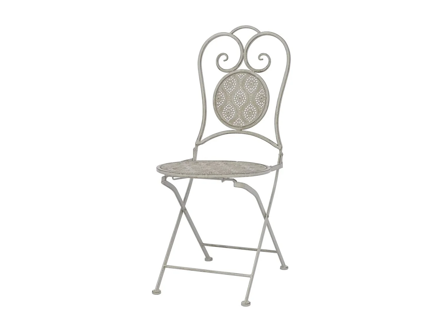 Ensemble de bistro 3 pcs Acier Gris GFDF96977