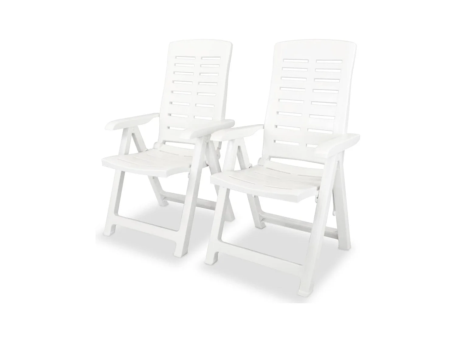Mobilier de bistro 3 pcs Plastique Blanc GFDF64706