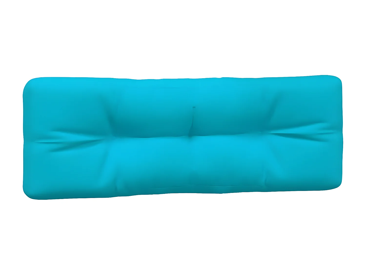 Palletkussens 2 st stof turquoise NL639926