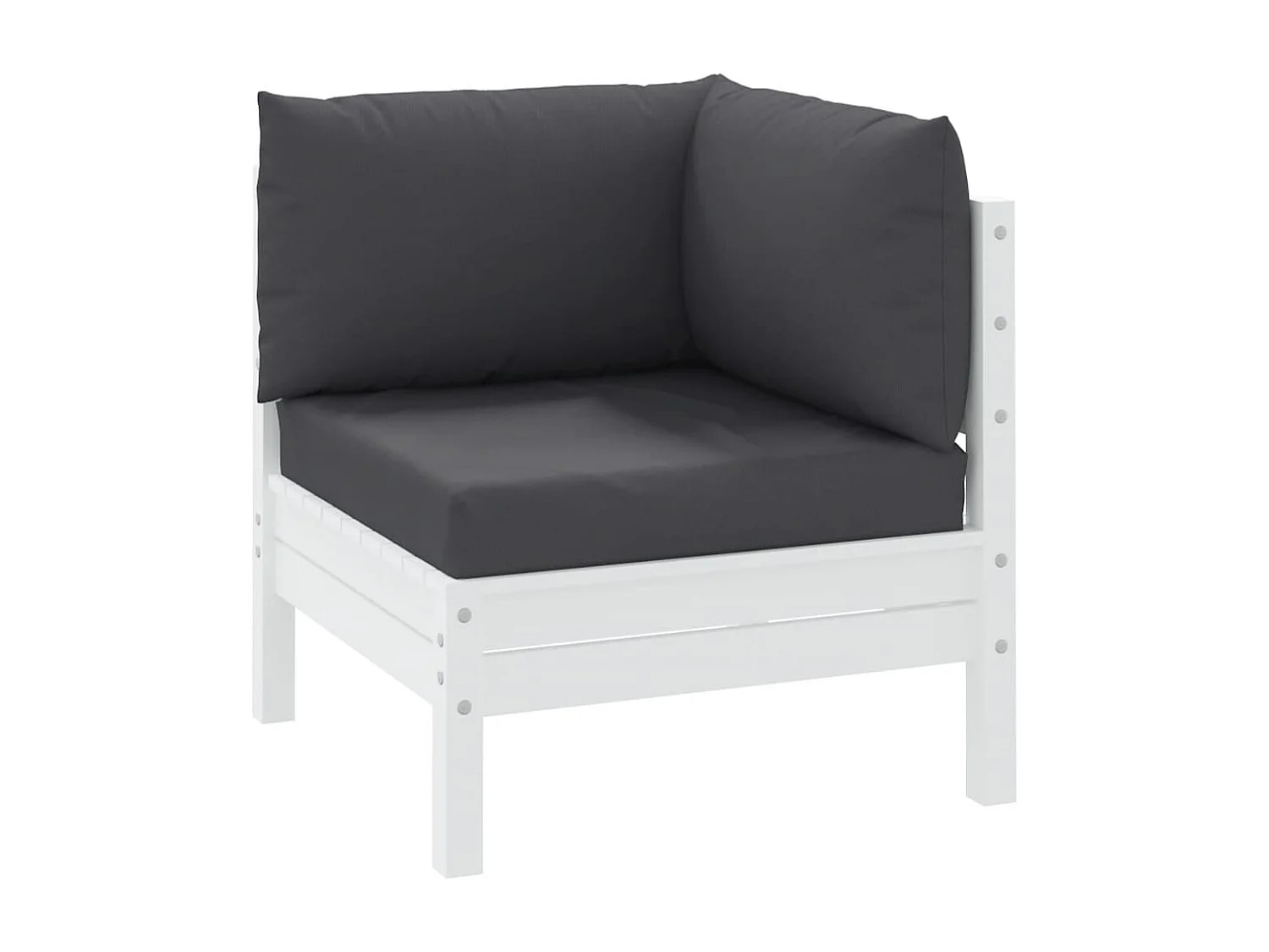 Coussins de palette 3 pcs anthracite tissu oxford OFR37046