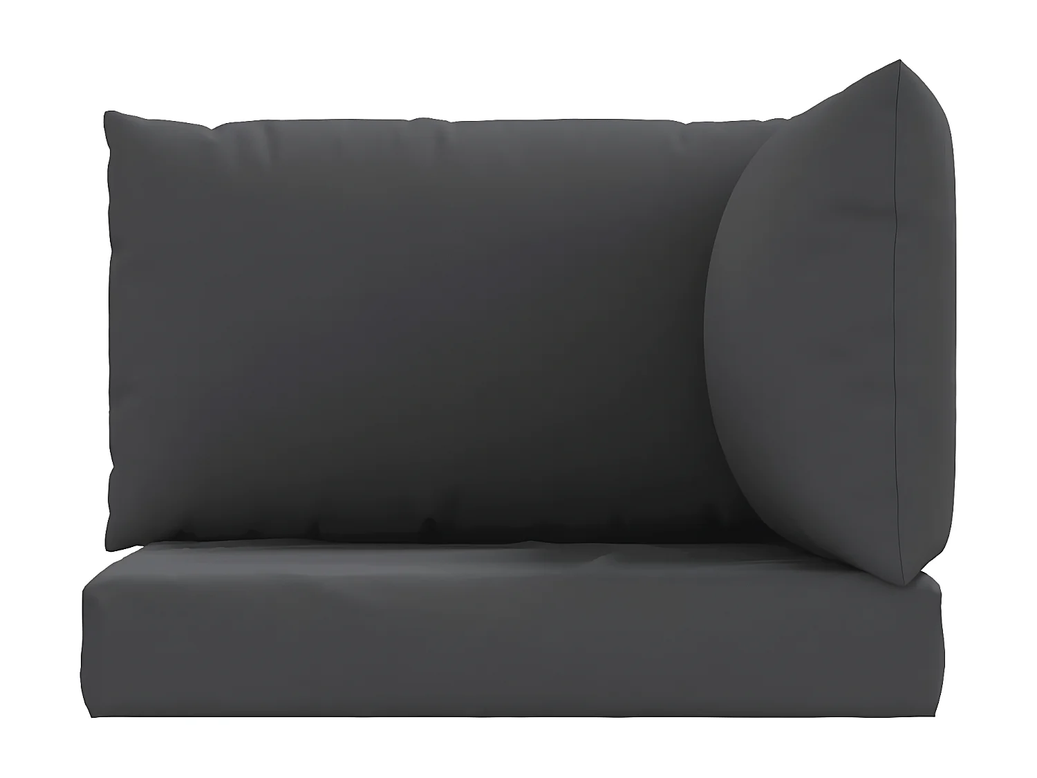 Coussins de palette 3 pcs anthracite tissu oxford OFR37046