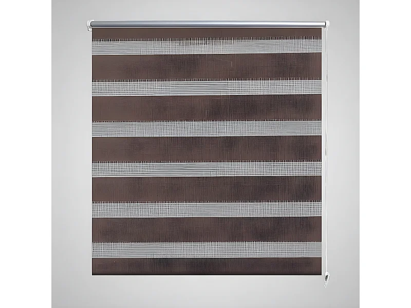 Persiana Cebra 80 x 175cm Café ES582930