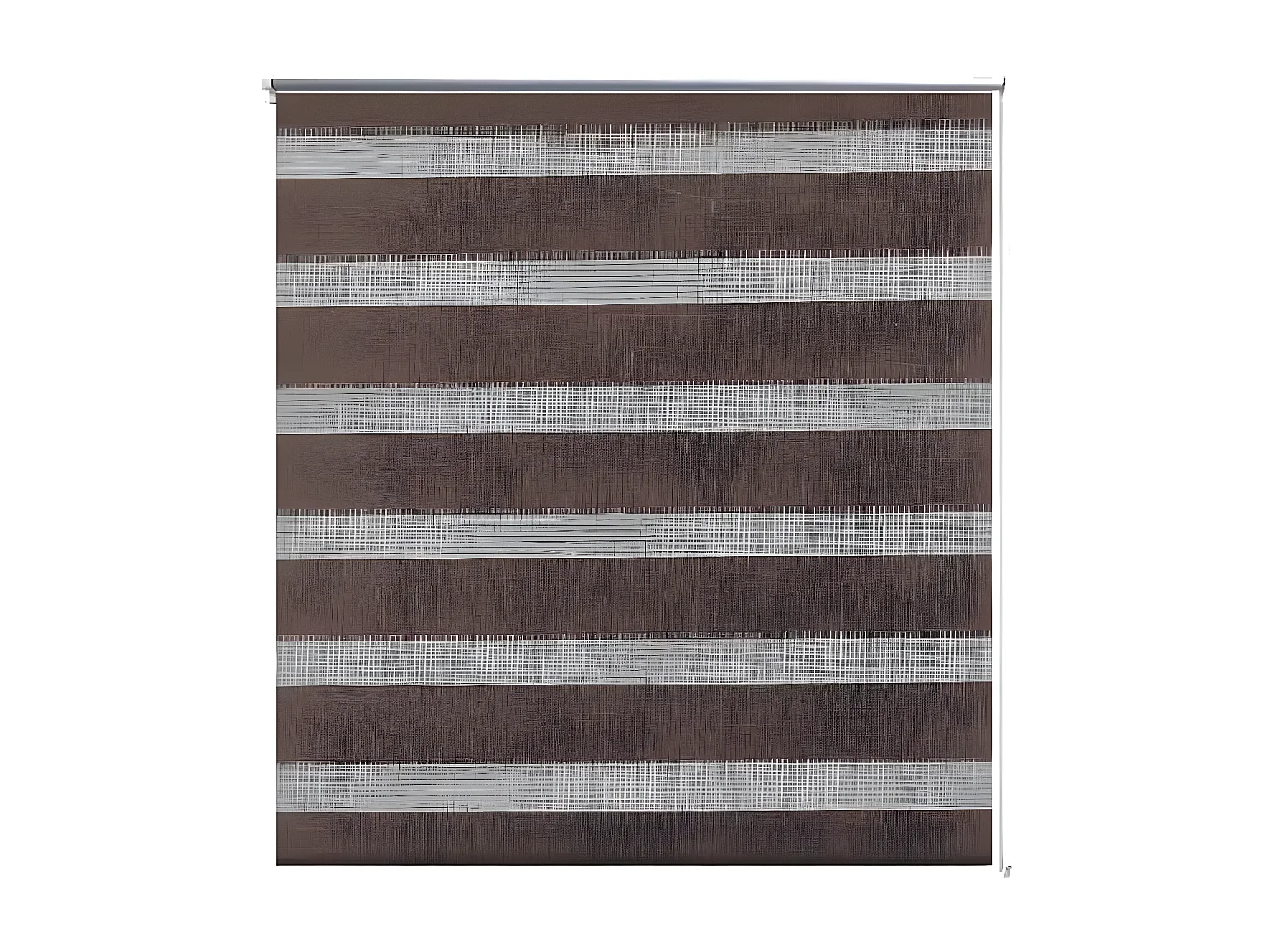 Store enrouleur tamisant 80 x 175 cm marron PSVB26949