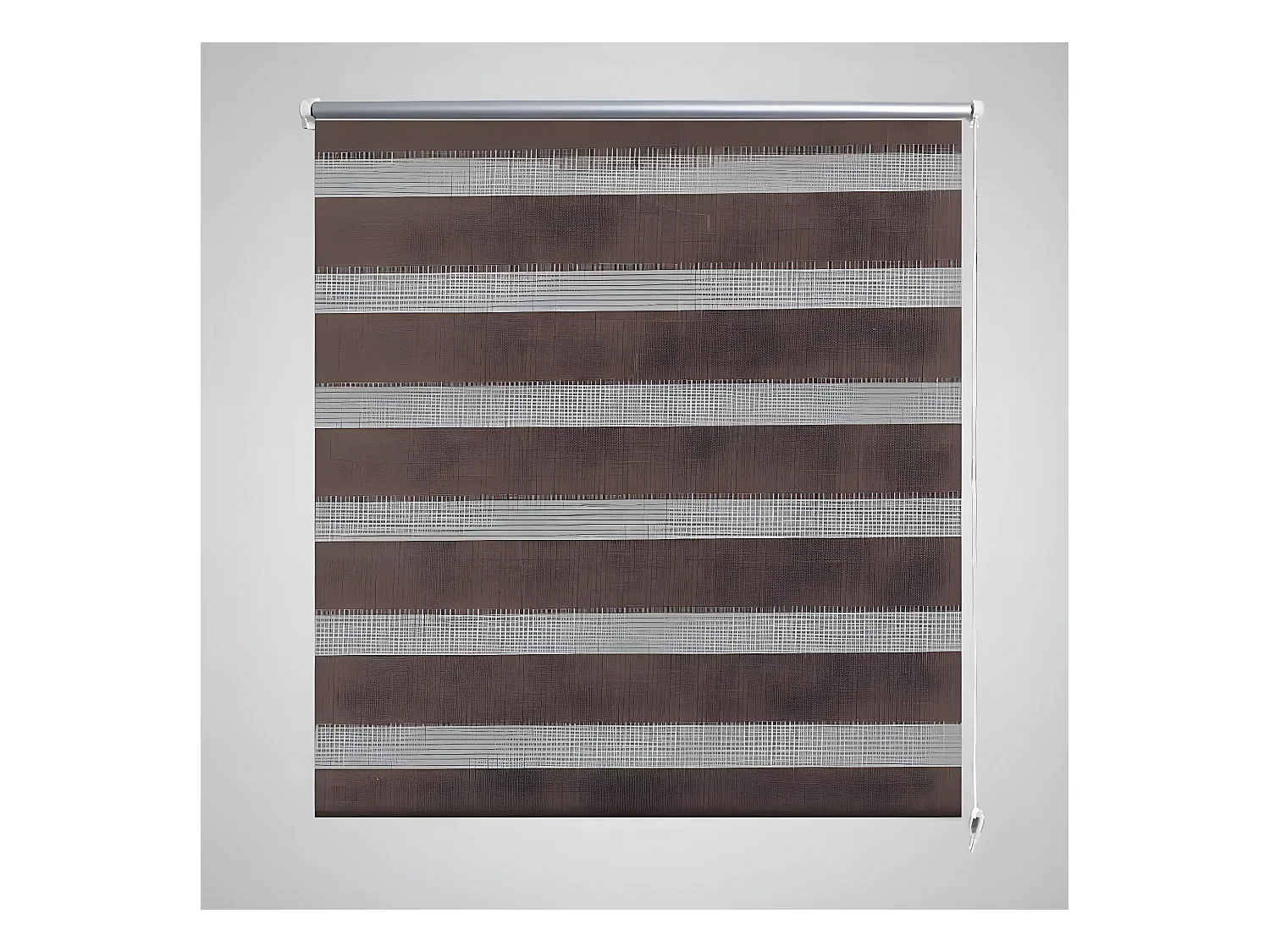 Store enrouleur tamisant 80 x 175 cm marron PSVB26949