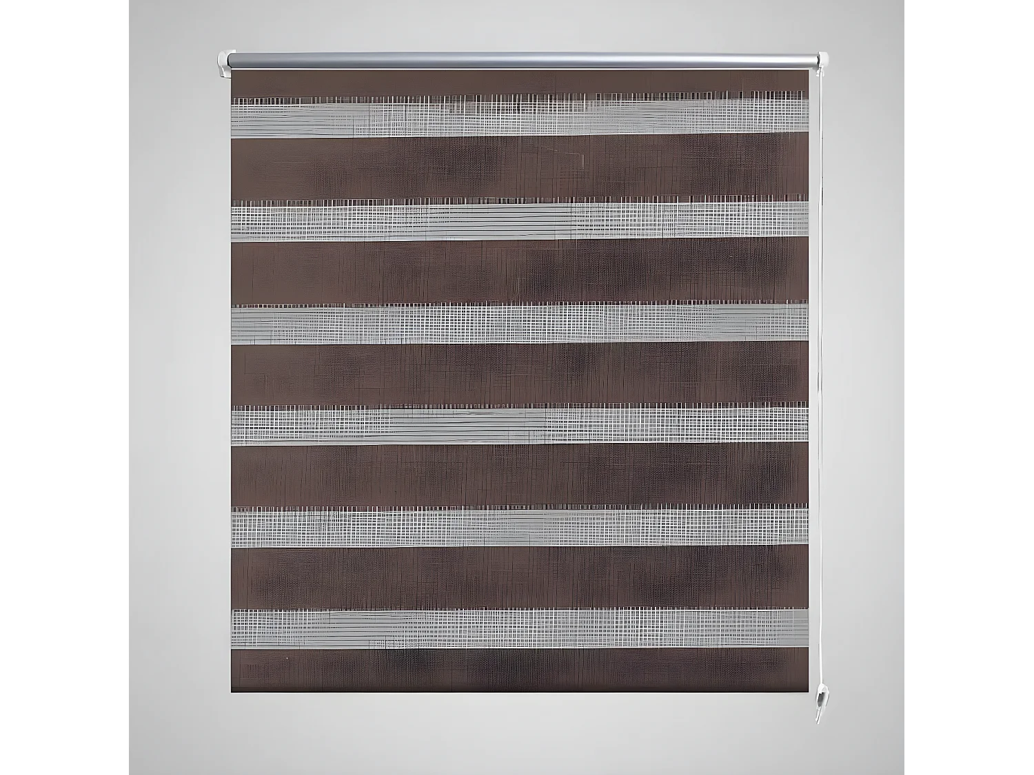 Persiana Cebra 80 x 175cm Café ES582930