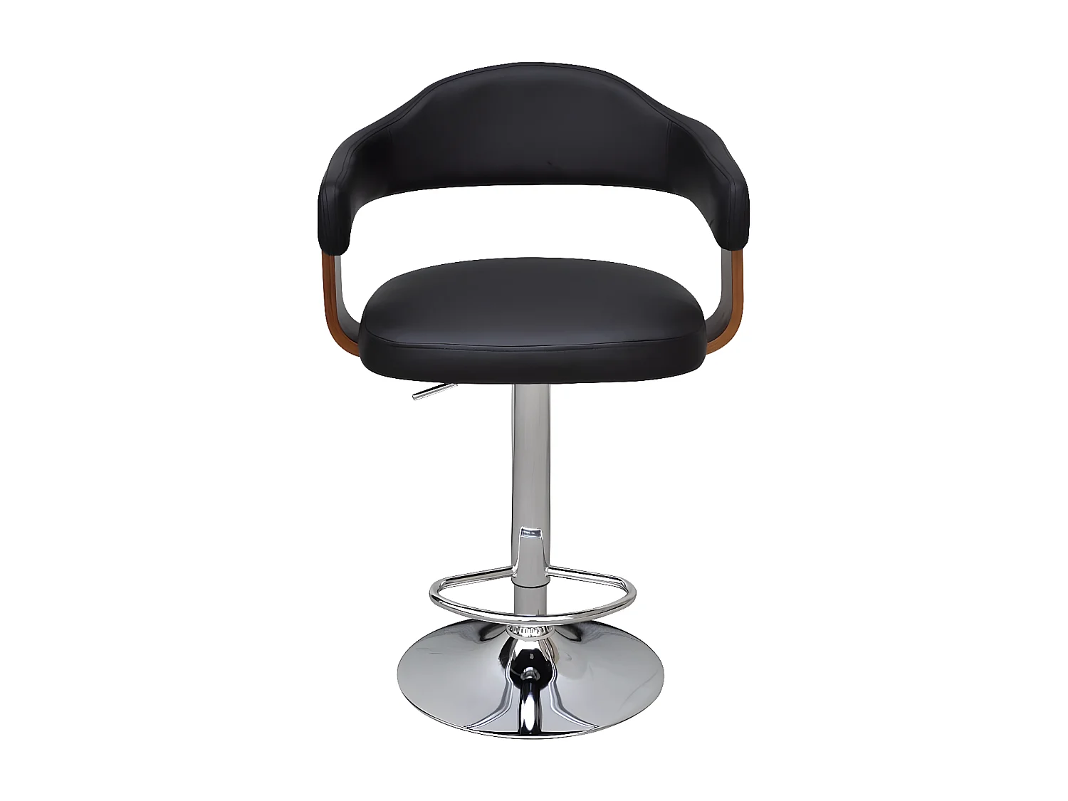 Tabourets de bar lot de 2 bois courbé REO70639