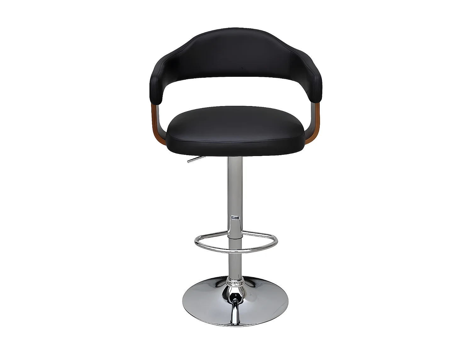 Tabourets de bar lot de 2 bois courbé REO70639