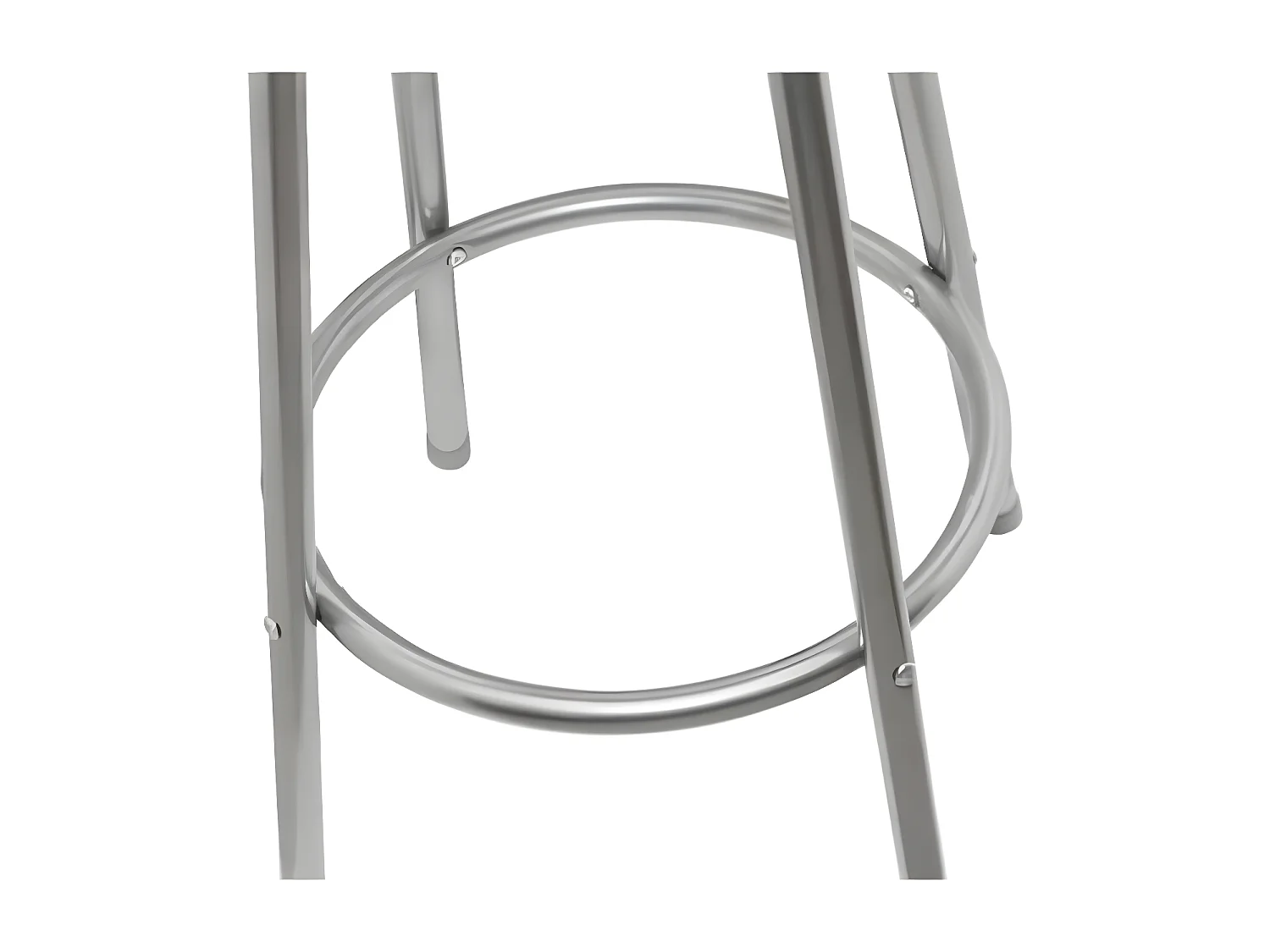 Tabourets de bar lot de 2 noir similicuir REO14010