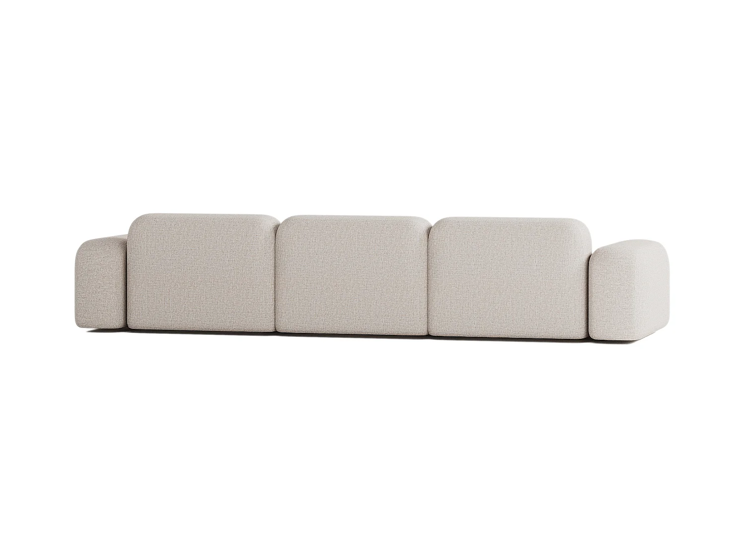 Canapé Modulable Max 5 places en Tissu Beige