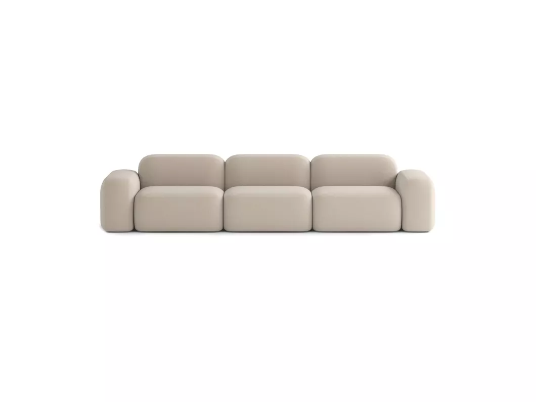 Kauf Unique Modulares 5-Sitzer-Sofa Max aus Stoff, beige