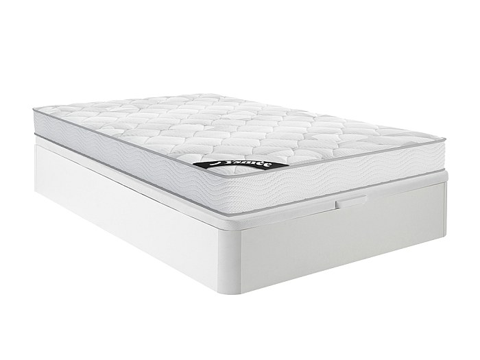Duérmete Online Set Letto Completo 150x190 Cm - Materasso Viscoelastico + Rete Rinforzata + Lenzuolo Tencel + Piumino 250g + 2 Cuscini, Prodotto In Spagna - 4