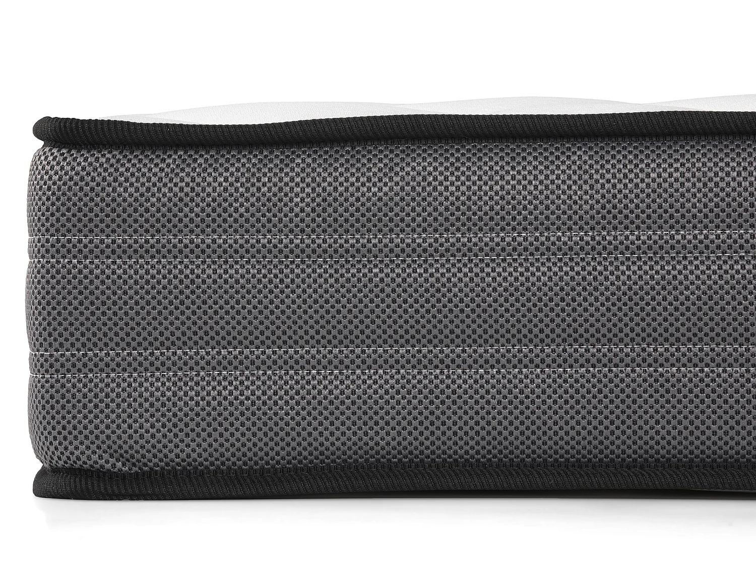 Set 160 x 200 cm Rete contenitore Naturale chiaro + Materasso molle insacchettate sp.20 cm - AMBRACIE di YSMÉE