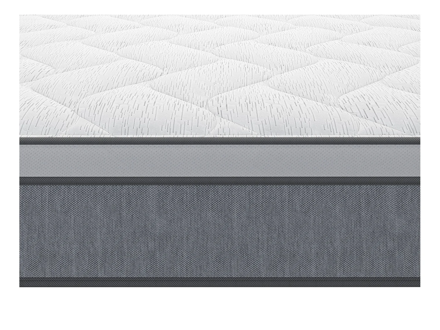 Ensemble 90 x 190 cm sommier coffre naturel clair + matelas ressorts ensachés ép.22cm - SERENITE de YSMÉE
