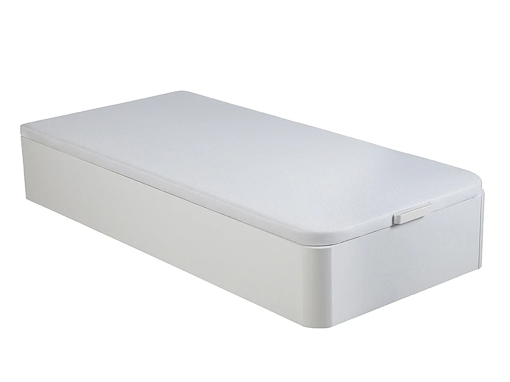 Conjunto somier blanco con cajón + colchón de muelles ensacados 90 x 190 cm - SERENITE de YSMÉE