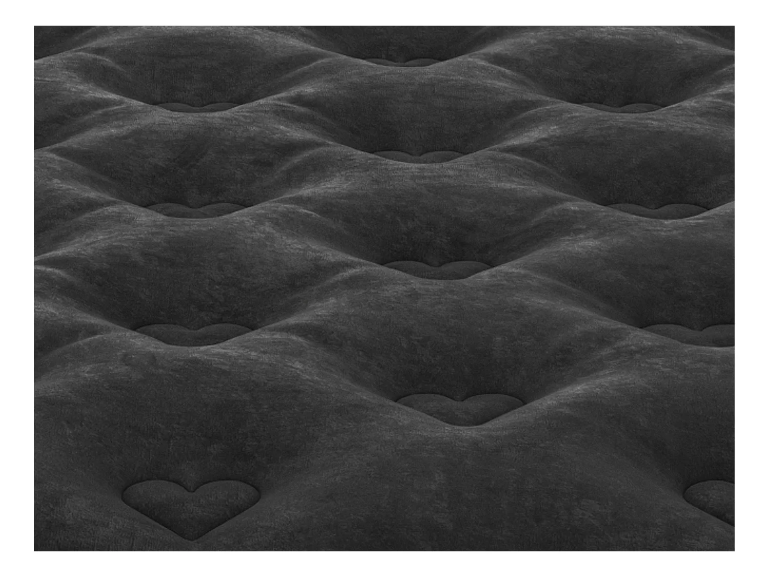 Conjunto somier arcón natural claro + colchón de muelles ensacados con sobrecolchón integrado de 180 x 200 cm - BLACK DREAM de YSMÉE