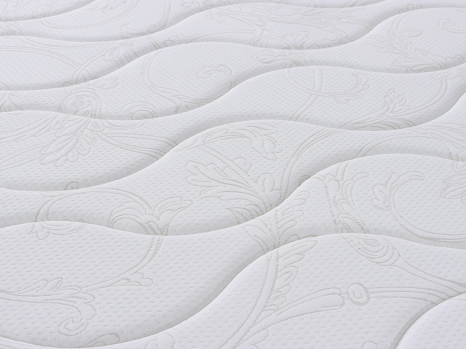 Conjunto 140x190 cm sommier com espaço de arrumação branco + colchão molas 3 zonas e memória de forma esp. 20 cm - WOLKENTANZ de YSMÉE