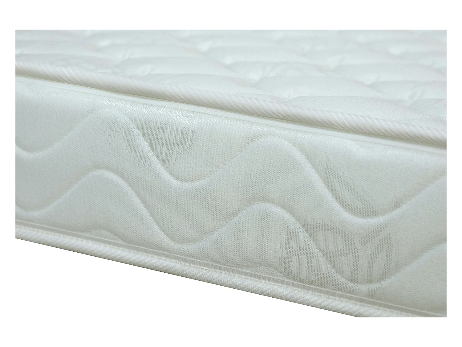 Sæt 140 x 190 cm 'coffre hvid træramme boks + skummadras 15 cm tykkels. 15 cm - ZEUS fra DREAMEA