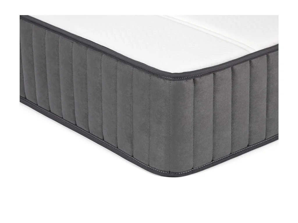Set 180 x 200 cm bedbodem met opbergruimte, licht naturel + hybride matras met pocketveren met 7 zones en zeer veerkrachtig schuim van 26 cm dik - AUDACE van PALACIO