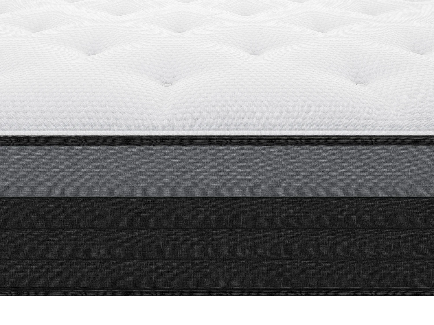 Ensemble 160 x 200 cm sommier coffre naturel clair + matelas ressorts ensachés à bande respirante ép.23cm - AIRPLAY de YSMÉE