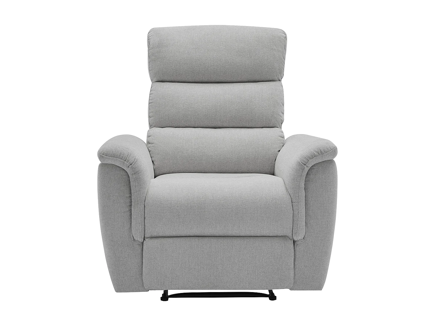 Fauteuil relax électrique en tissu gris clair CARTASIA