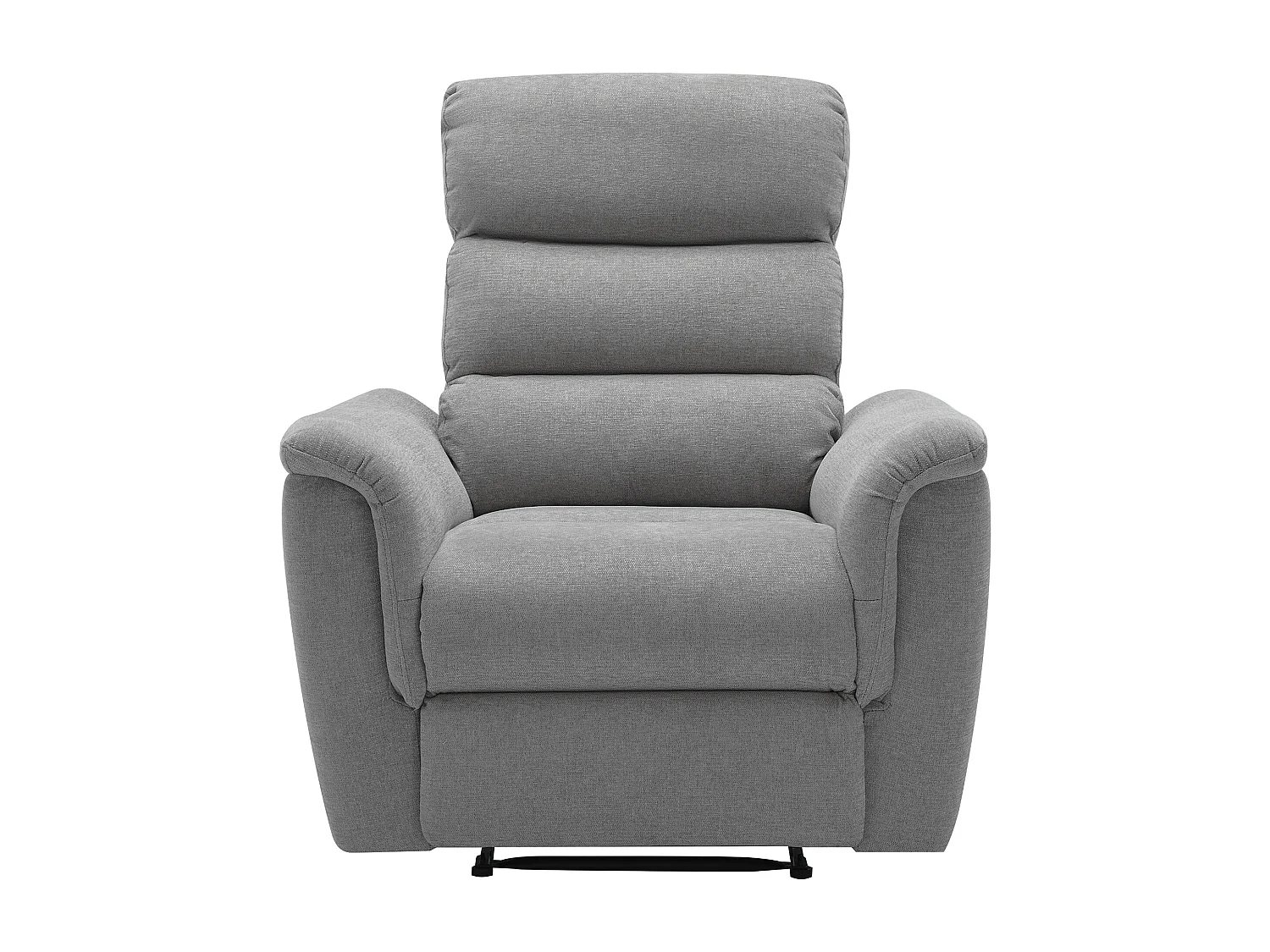 Fauteuil relax électrique en tissu gris CARTASIA