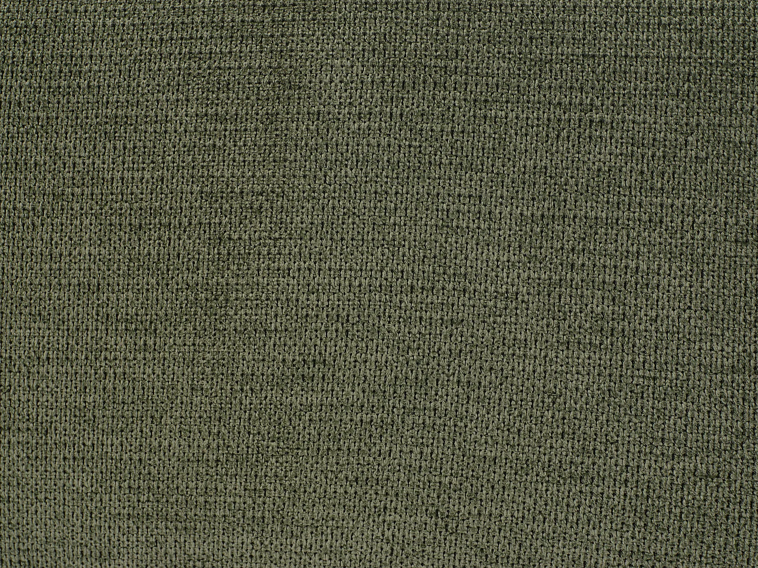 Driezitsbank van groene stof met textuur met schuivende rugleuning UDALIO