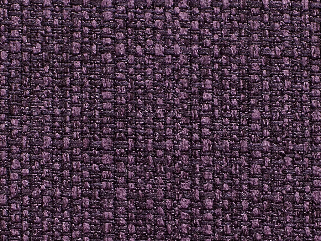 Canapé 3 places convertible express en tissu violet avec assise mémoire de forme - Couchage 140 cm - Matelas 14 cm VIZIR