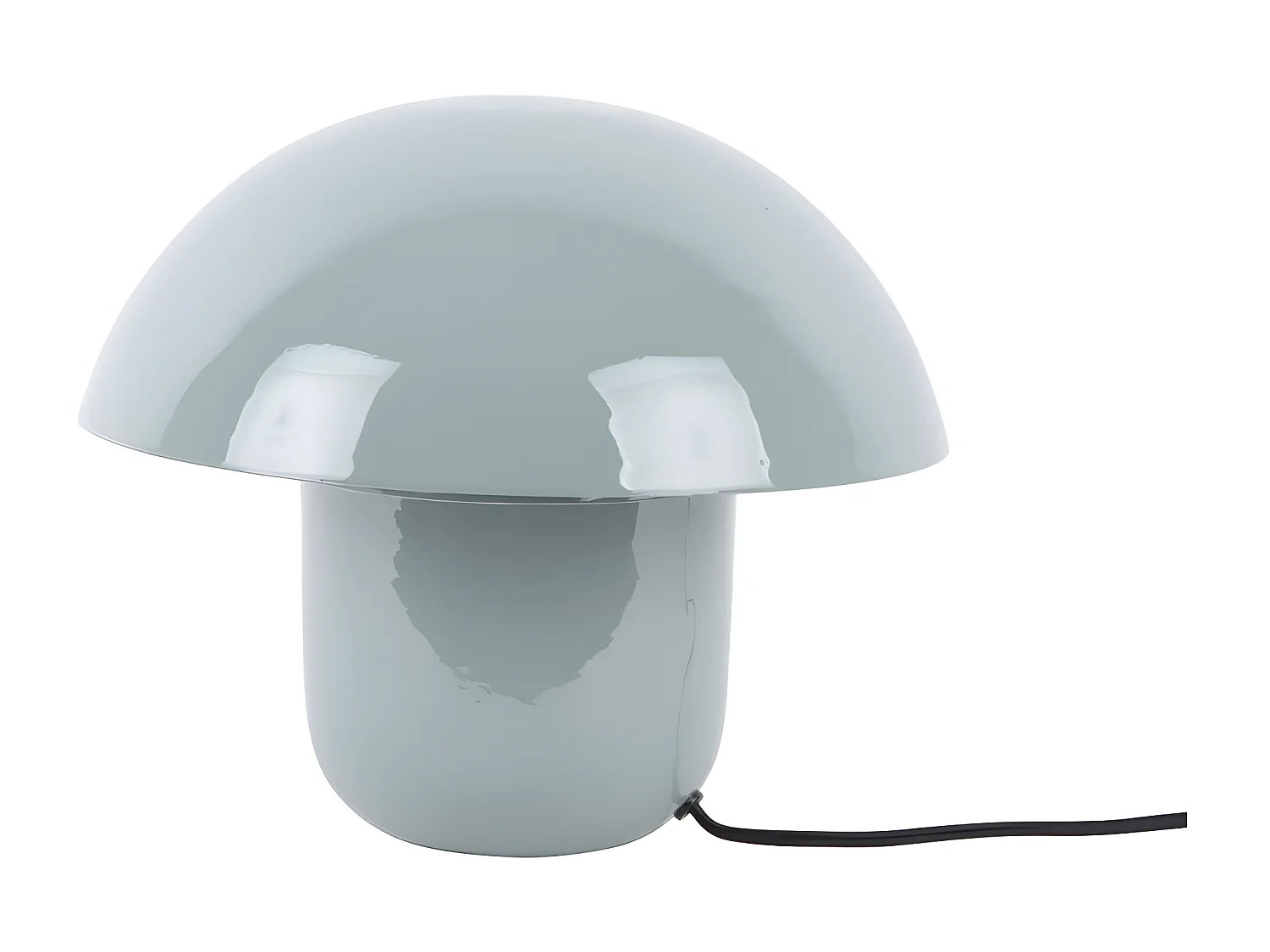 Fat Mushroom - Lampe à poser champignon en métal - Bleu clair