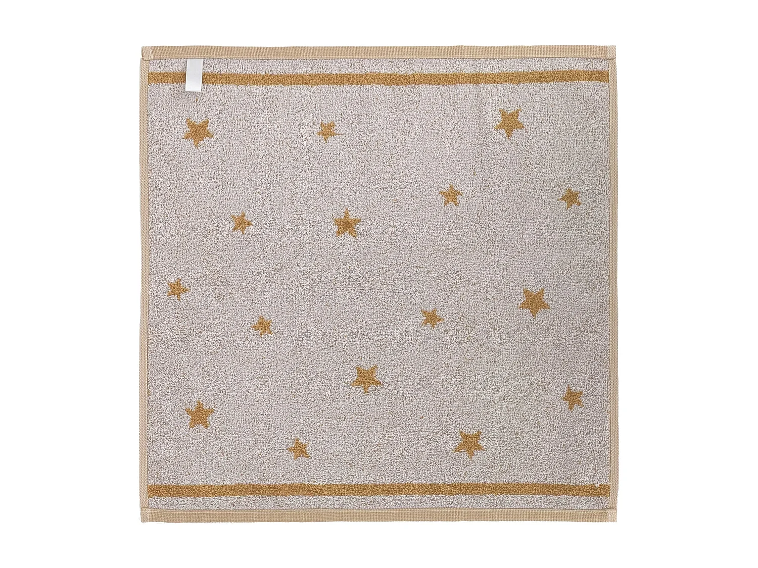 Lot de 2 torchons de cuisine 50x50 cm collection NOVA 100% Coton jaune