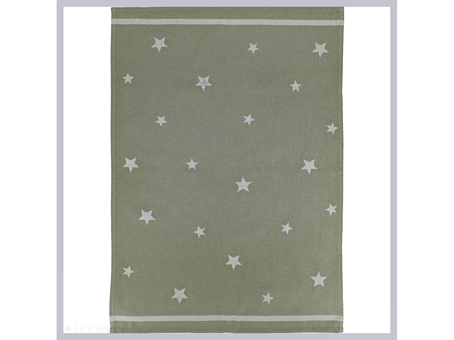 Lot de 2 torchons de cuisine 50x70 cm collection NOVA 100% Coton vert