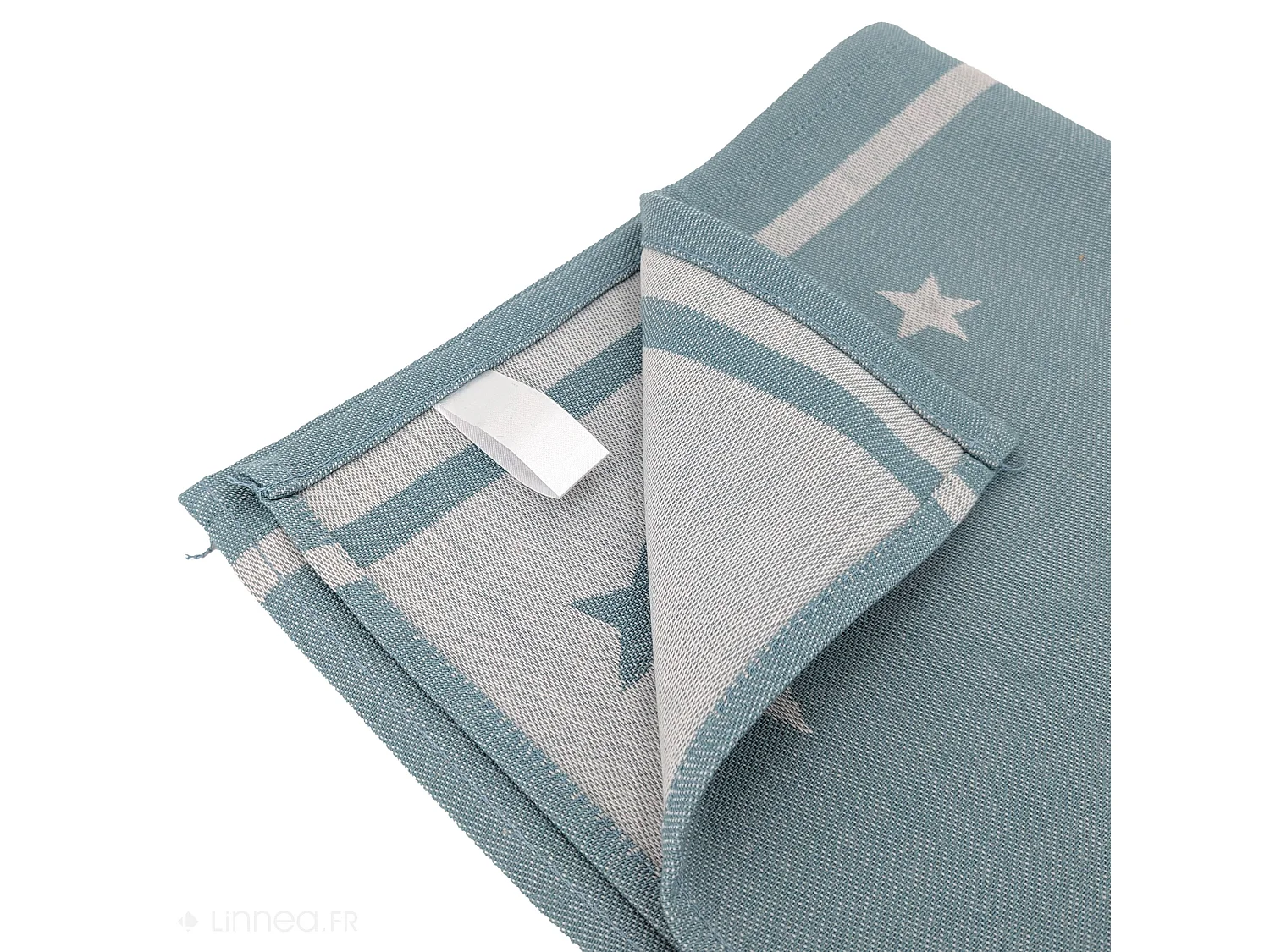 Lot de 2 torchons de cuisine 50x70 cm collection NOVA 100% Coton bleu