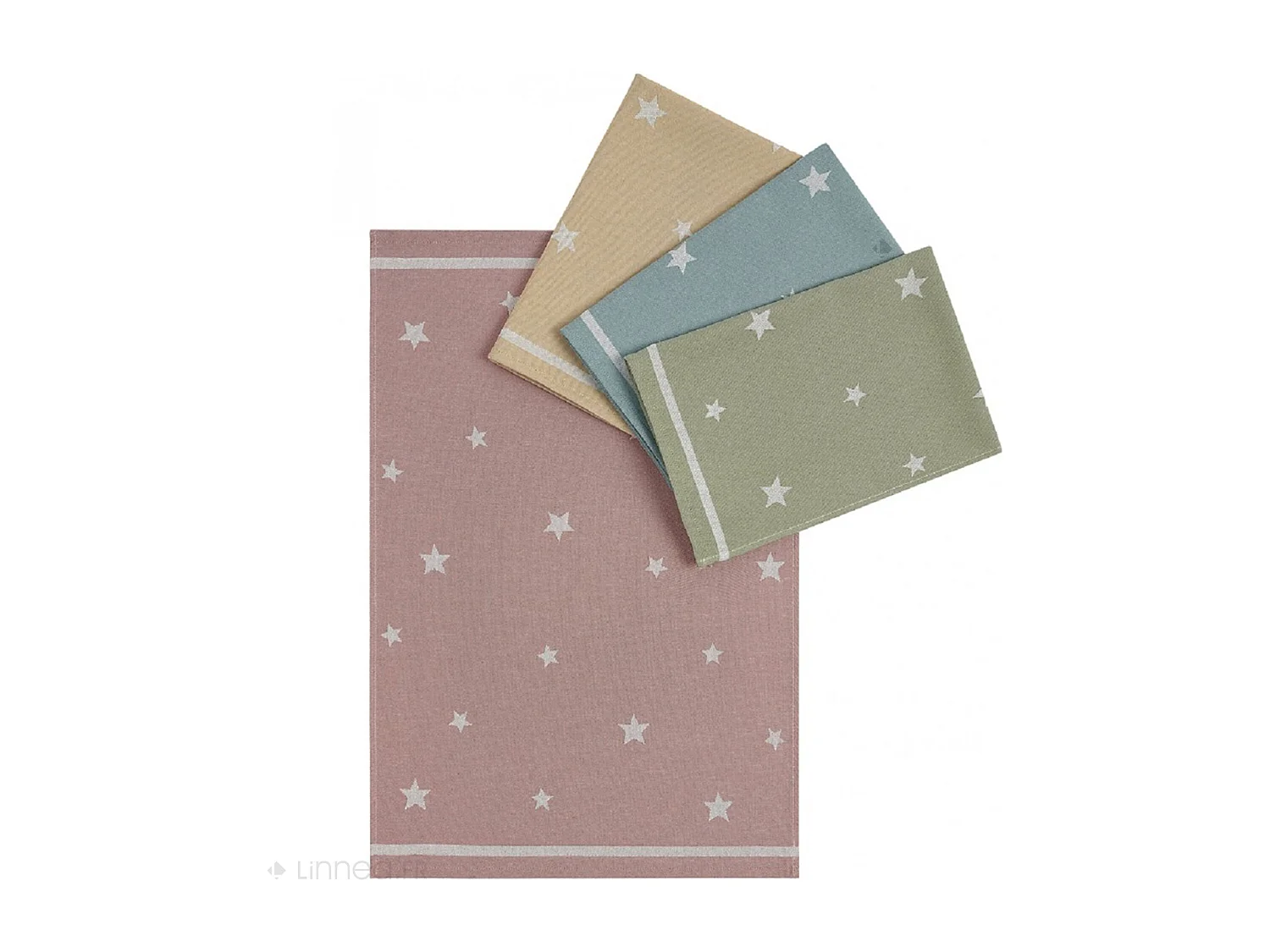 Lot de 2 torchons de cuisine 50x70 cm collection NOVA 100% Coton bleu