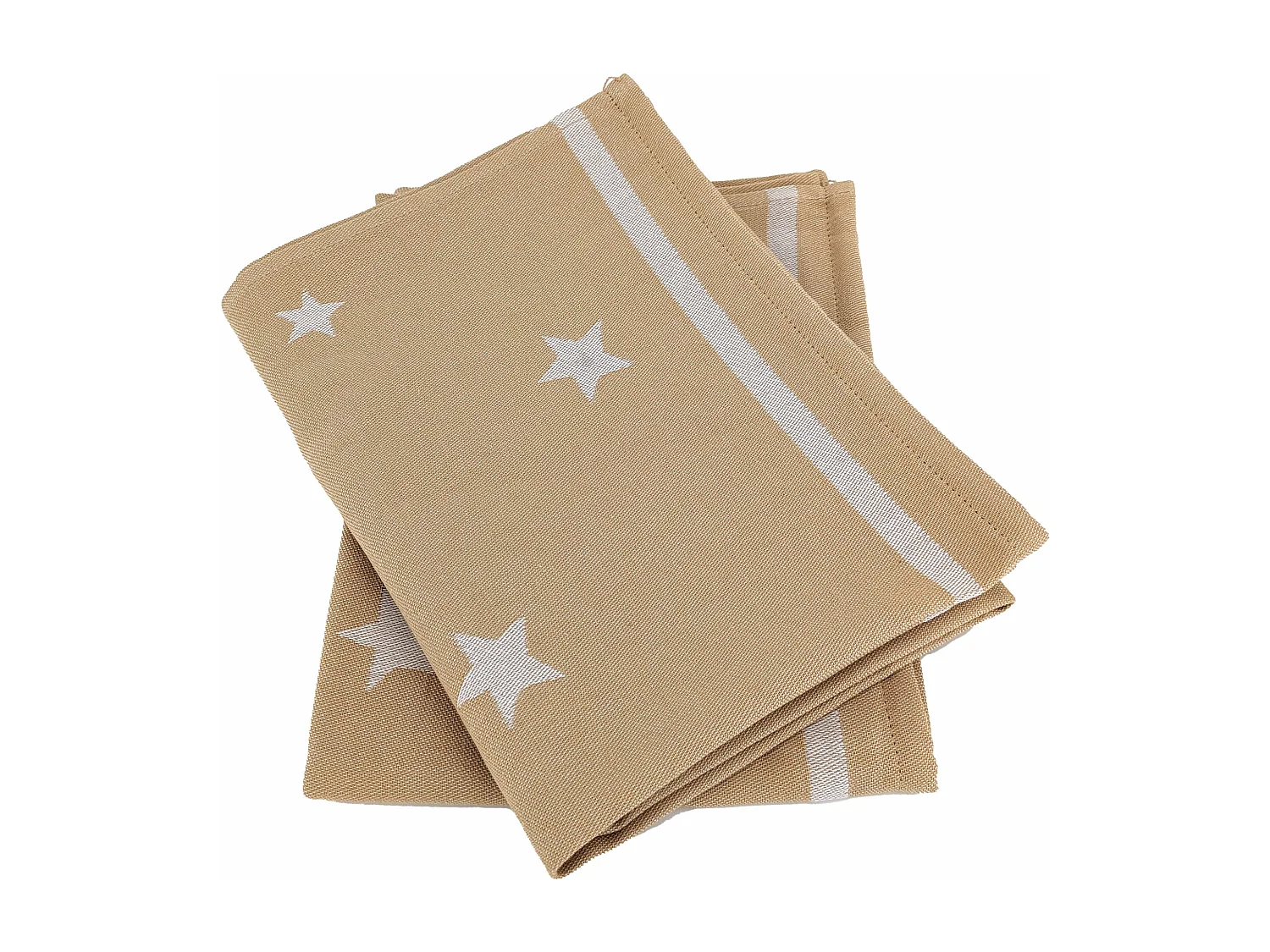 Lot de 2 torchons de cuisine 50x70 cm collection NOVA 100% Coton jaune