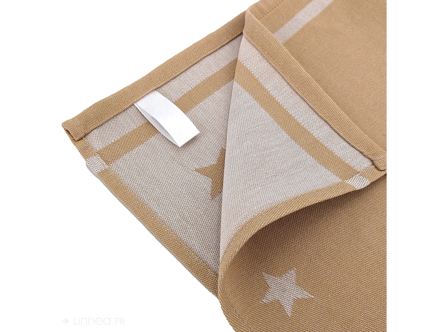 Lot de 2 torchons de cuisine 50x70 cm collection NOVA 100% Coton jaune