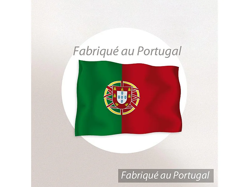 Lot de 2 gants de toilette 16x21 cm SYMETRIE coton Gris Alvéoles