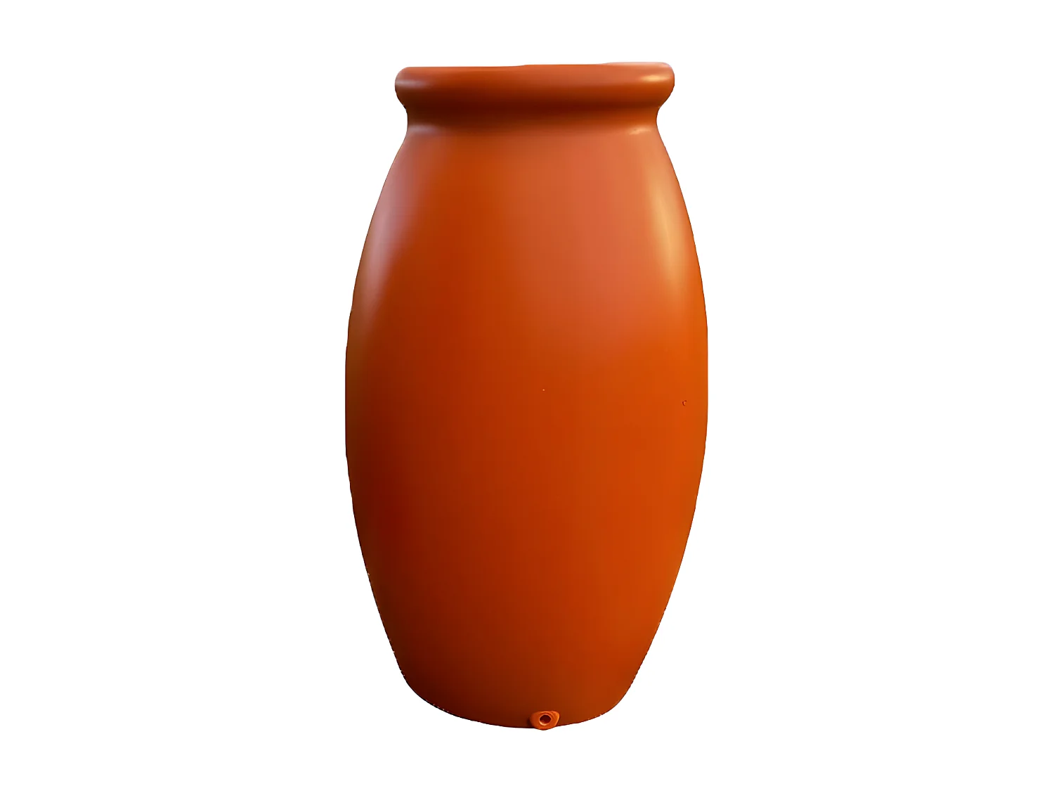 Regenton Jar Toscane 1000 L Terracotta met Kraan en Aansluitset