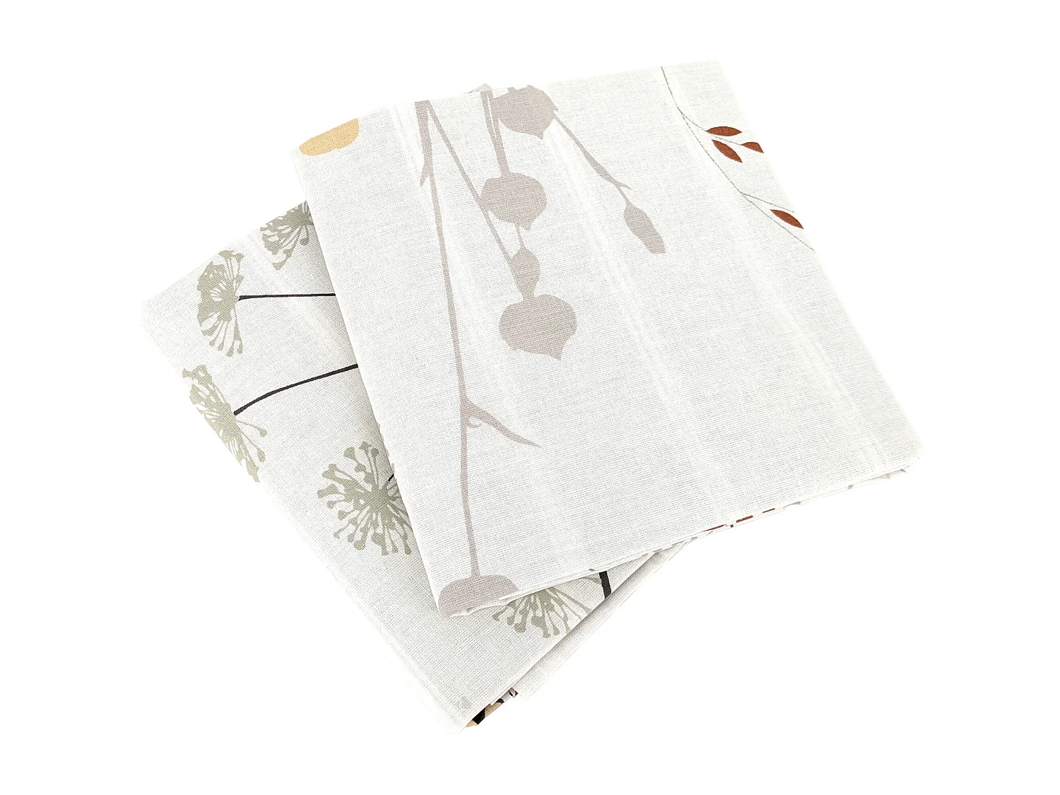 Parure de lit 3 pièces 260x240 cm SOLIFLORE coton