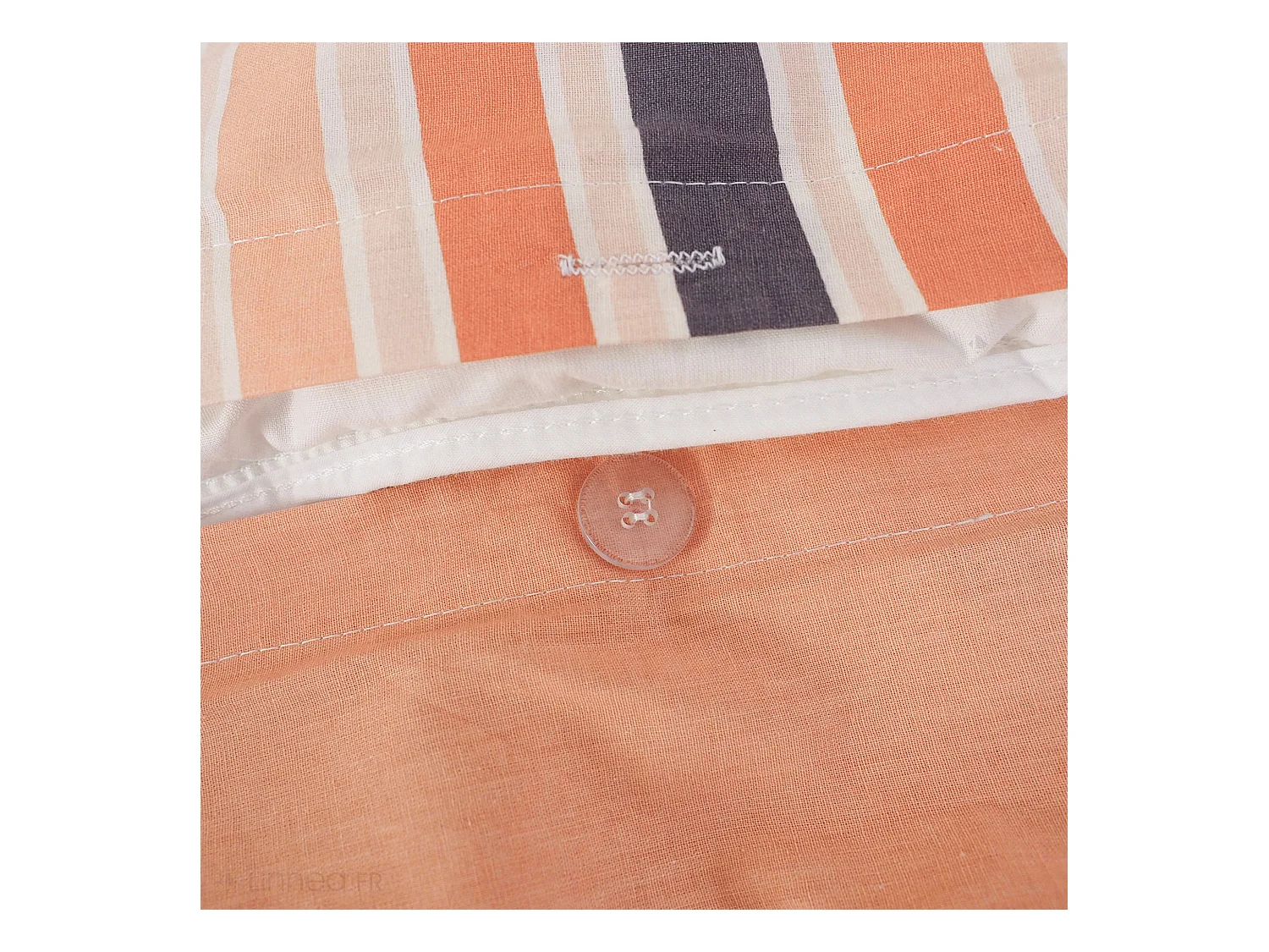 Parure de lit collection LOVE 140x200 cm pur coton rose 2 pièces