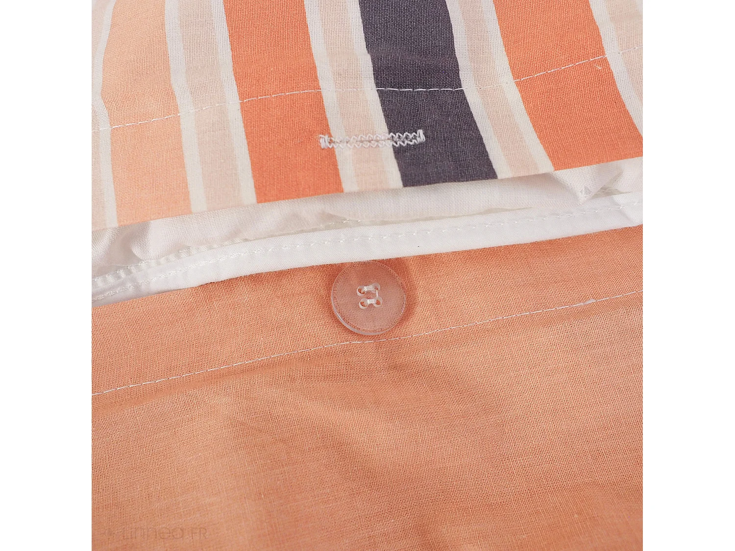 Parure de lit collection LOVE 140x200 cm pur coton rose 2 pièces