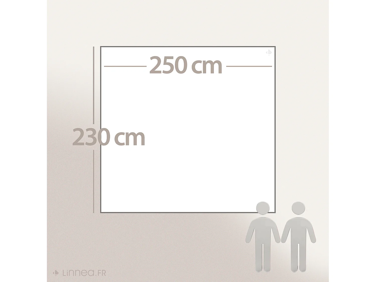 Dessus de lit Jacquard 230x250 cm PERIGORD piqué coton blanc