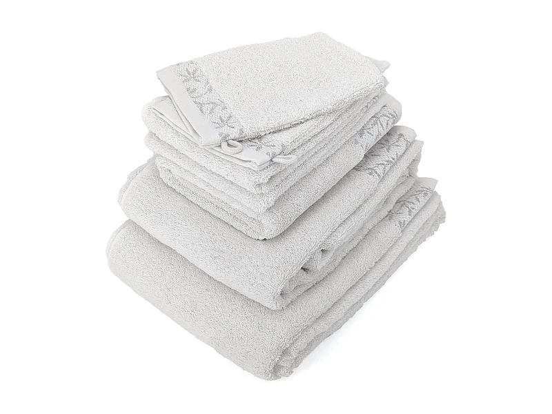 Parure de bain DRY VINE coton 7 pièces