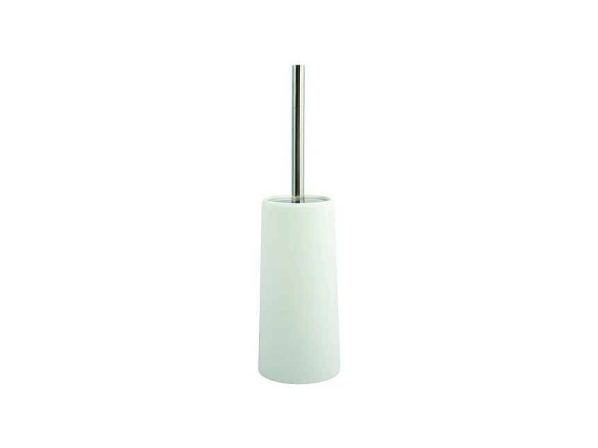 MSV Brosse Wc avec support PP & Inox Blanc