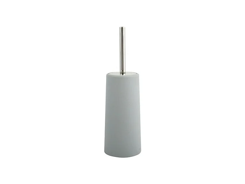 Brosse Wc avec support PP & Inox Gris clair MSV