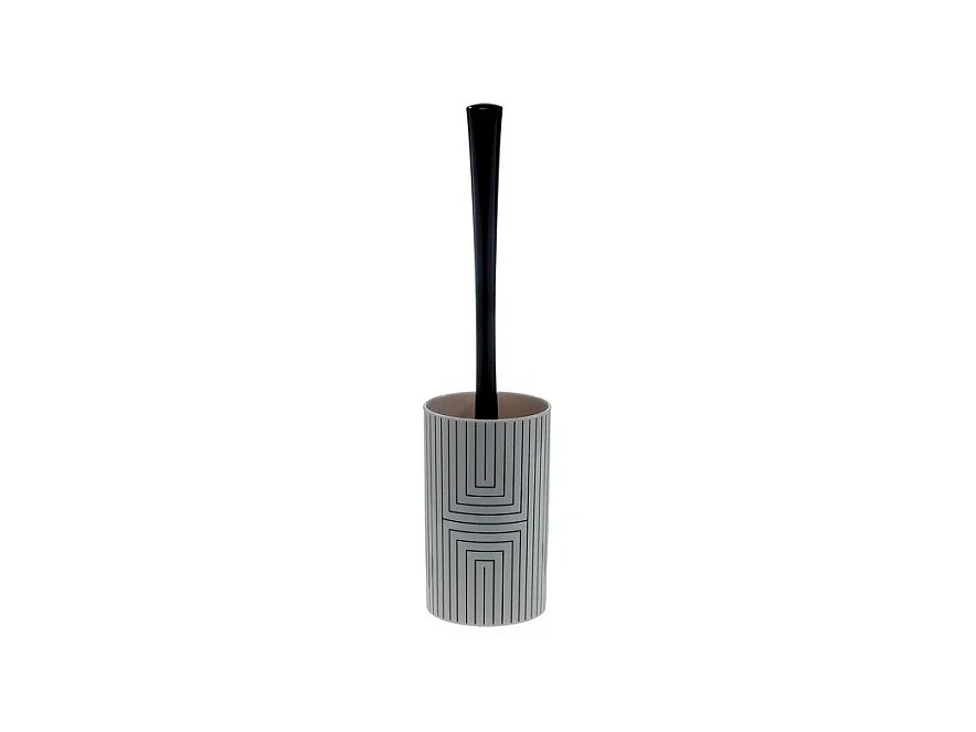 brosse wc avec support GRAPHIC Noir & Blanc Spirella