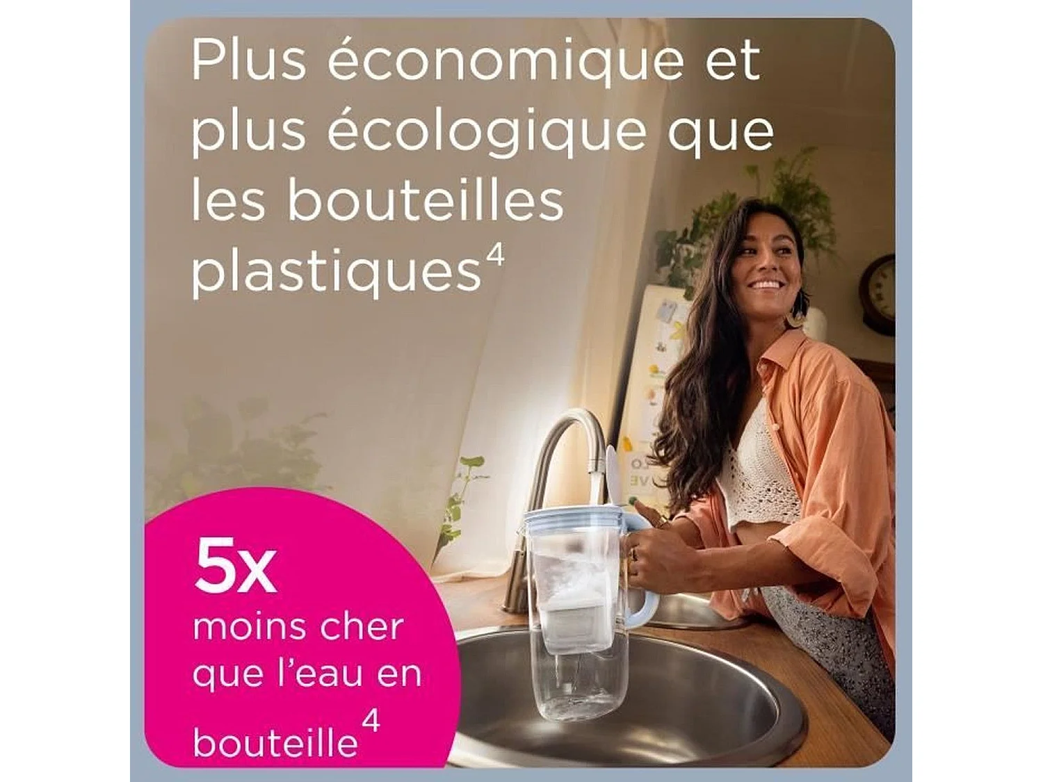 Brita Carafe filtrante 2,4l avec cartouche maxtra - 1051119