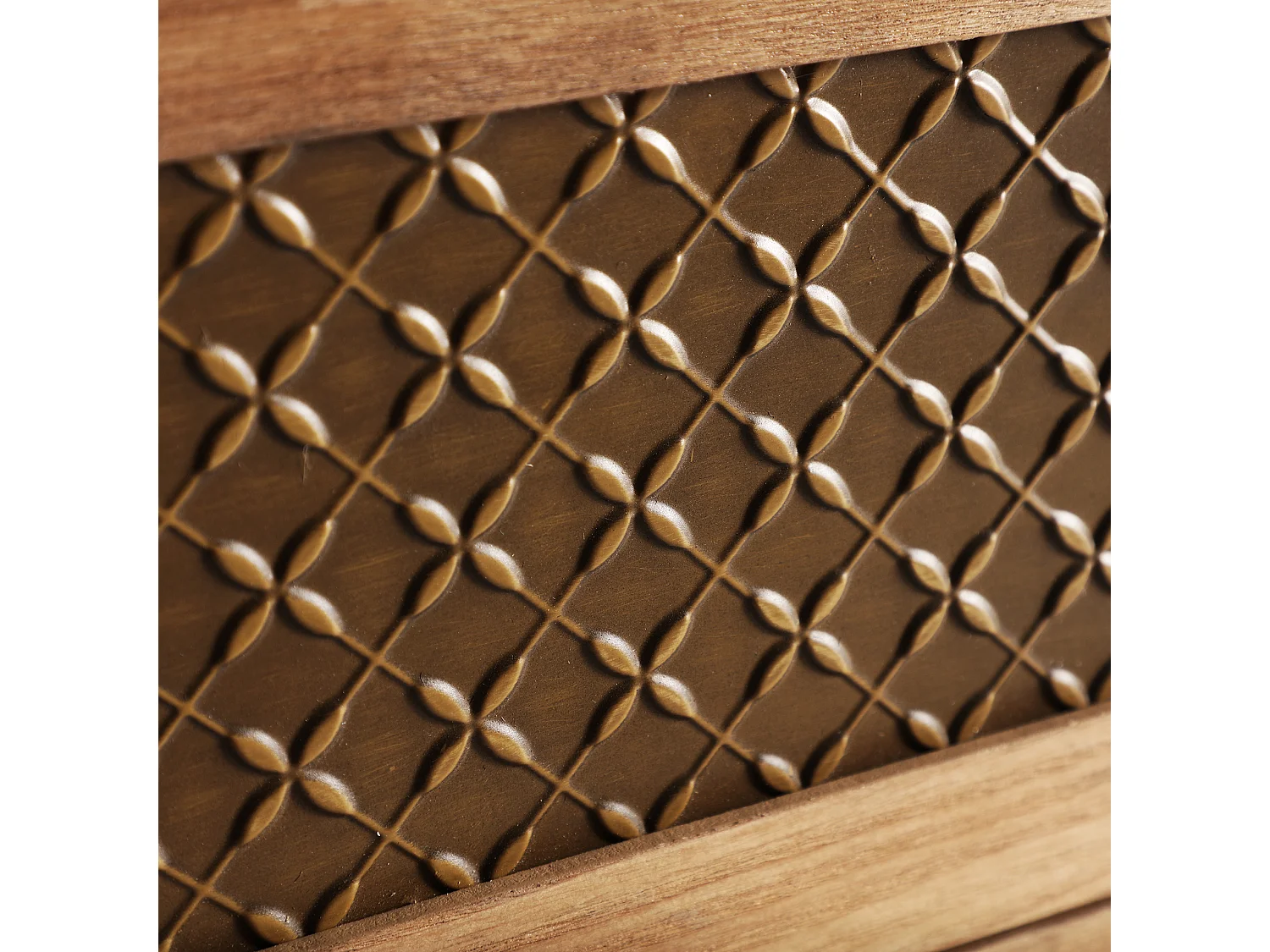 Table chevêt en bois de pin marron 48x40x57 cm