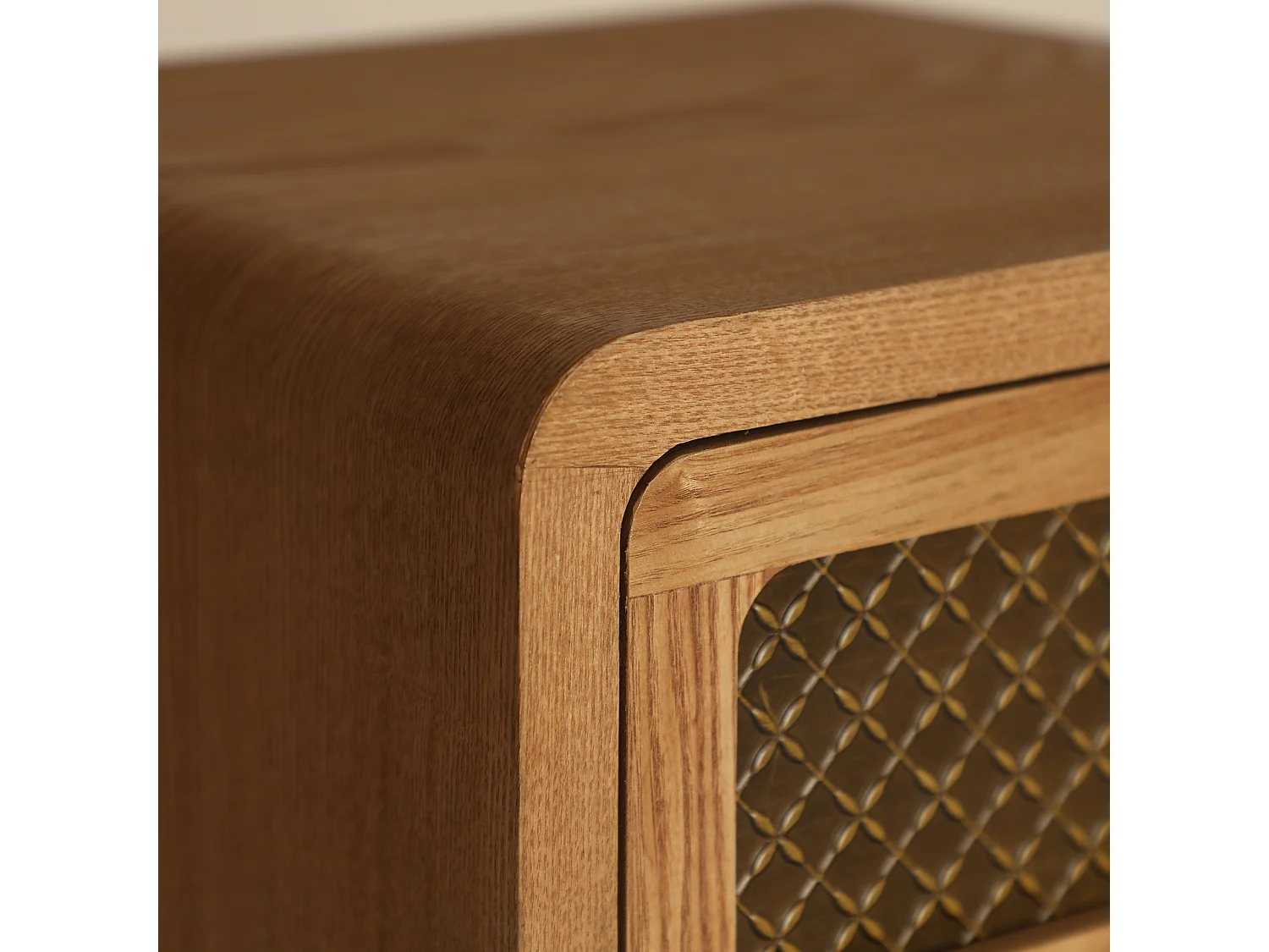 Chiffonier en bois de pin marron 48x40x111 cm