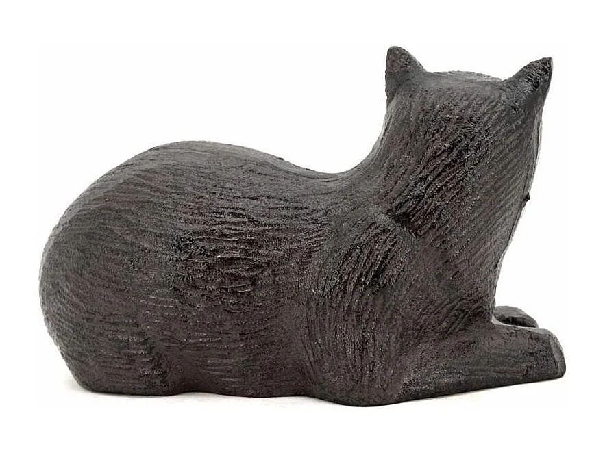 Chat décoratif en fonte