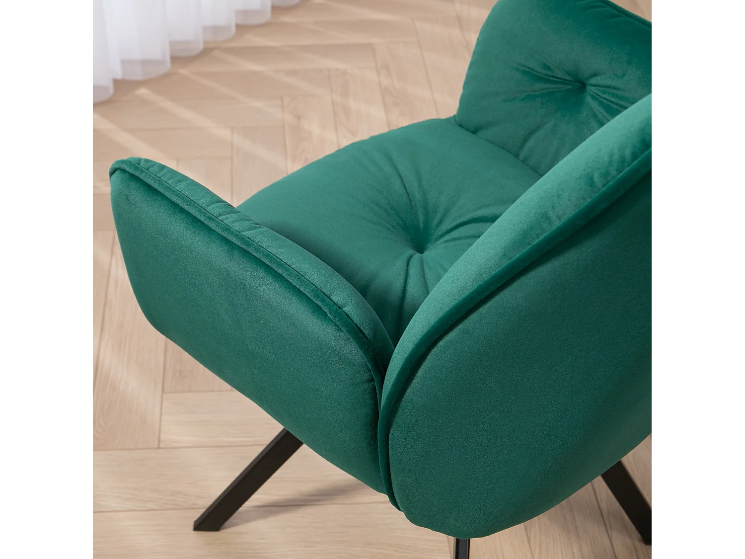 Lot de 4 chaises de salle à manger fauteuil de table style industriel,CALF